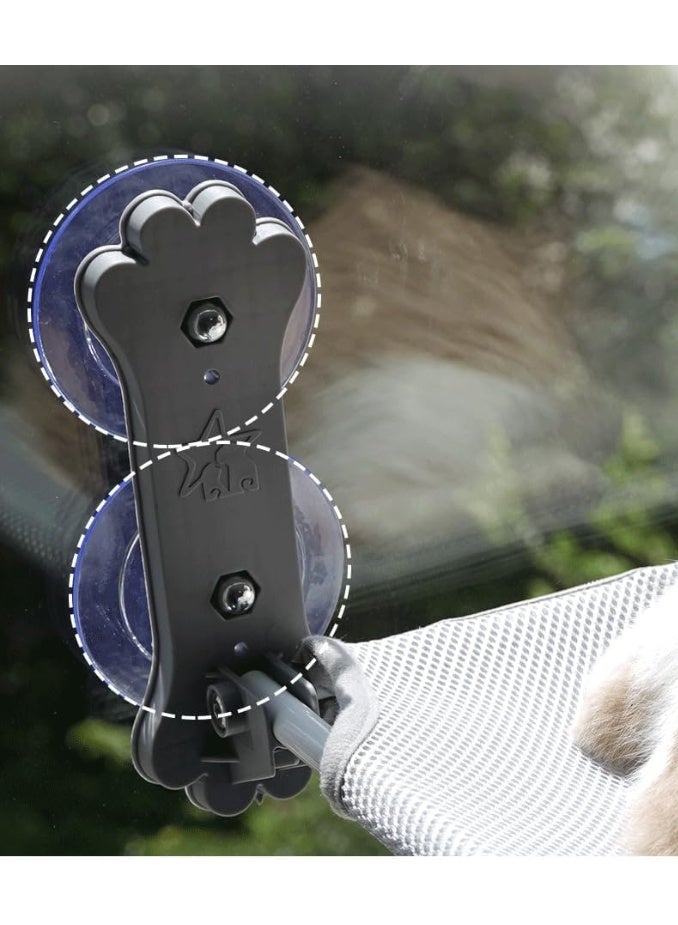 Premium Cat Window Hammock with Suction Cups | Sunny Perch Seat for Indoor Cats Up to 15kg, Mounted Bed for Sunbathing & Lounging - Image 4